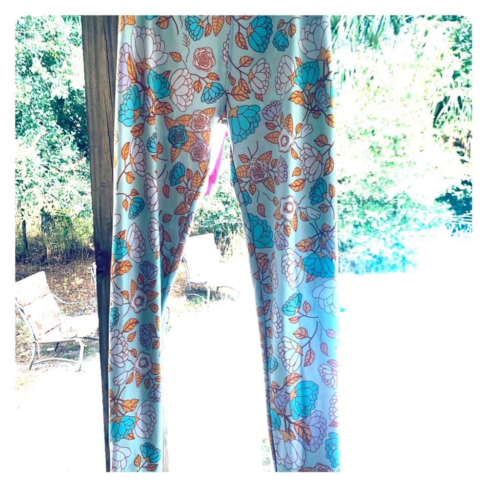 Lularoe OS floral Leggings